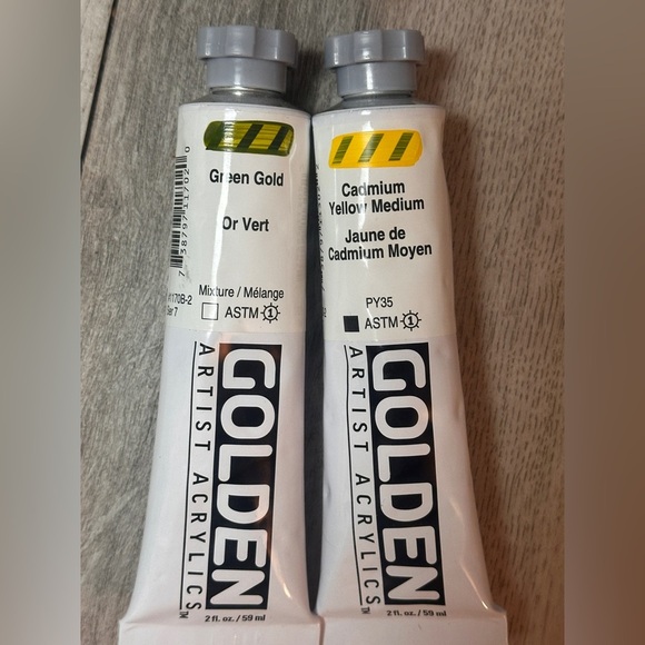 Golden Heavy-body Acrylic Paint - Lot of (8) of 2 oz Tubes - HIGH Series Only!! - Picture 3 of 5
